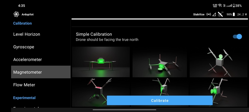 Ardupilot Mag Cal - Simple